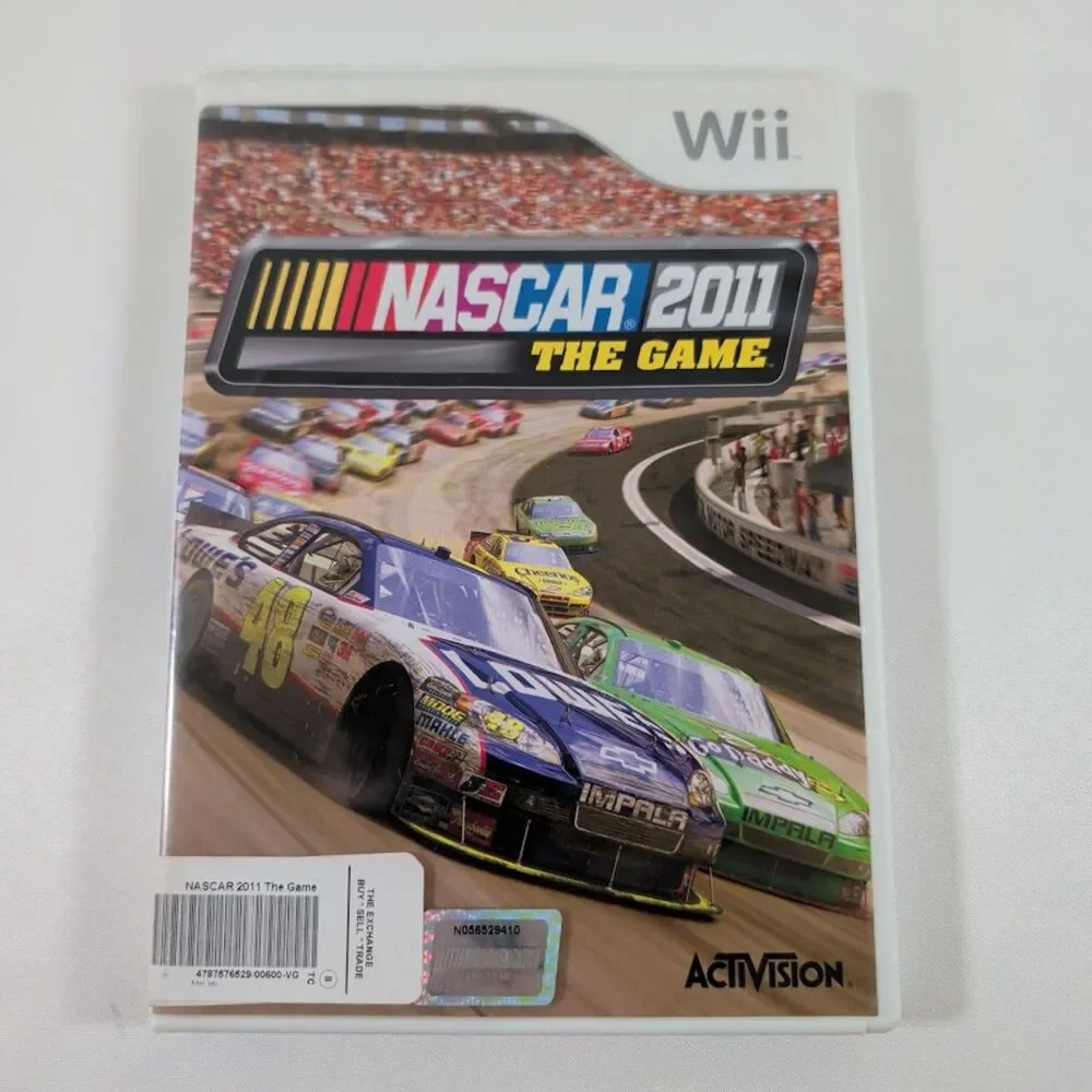 NASCAR The Game 2011 Nintendo Wii CIB Complete w/ Manual Untested Clean Disc